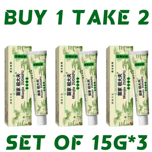 Zdf Chinese Herbal Skin Psoriasis Cream Pruritic Dermatitis Eczema Ointment 15g 100% Effective Original Zudaifu Pruritus Formula Made With Natural Herbs